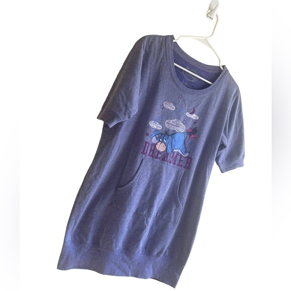 Disney Eeyore Dreamer Sleep Shirt Purple • Used • Size: Large - Picture 2 of 5